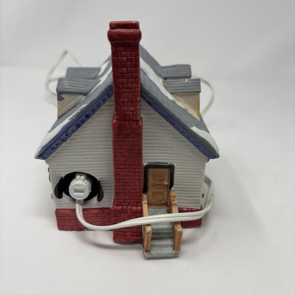 Lemax 1992 Hearthside North Pole Post Office Lighted Porcelain Pre-owned Boxed - Picture 3 of 6